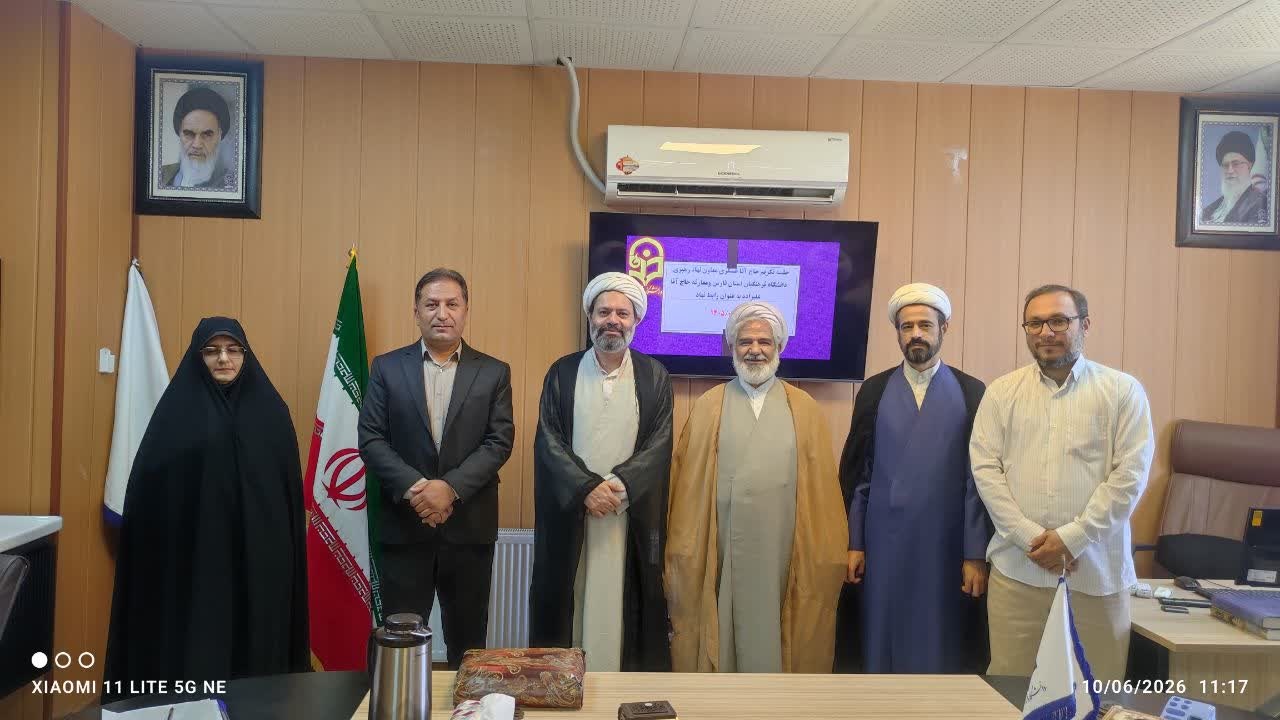 آیین تکریم و معارفه رابط نهاد نمایندگی مقام معظم رهبری در دانشکده علوم تربیتی شهید بهشتی اقلید برگزار شد
