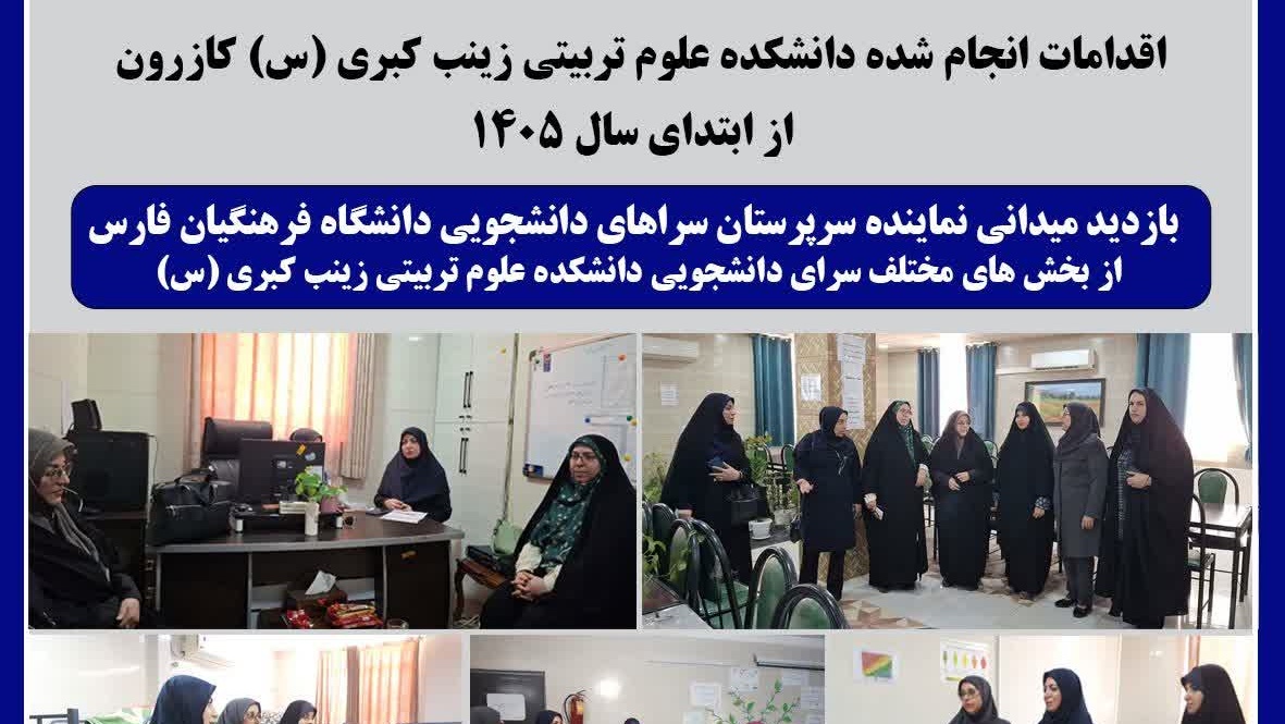 بازدید میدانی از سراهای دانشجویی دانشکده علوم تربیتی زینب کبری (س)