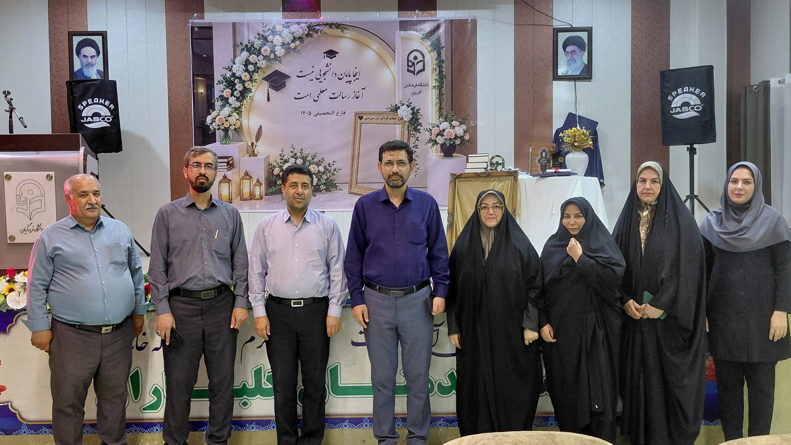 بازدید میدانی معاون فرهنگی و تربیتی دانشگاه فرهنگیان از دانشکده علوم تربیتی زینب کبری (سلام الله علیها)کازرون
