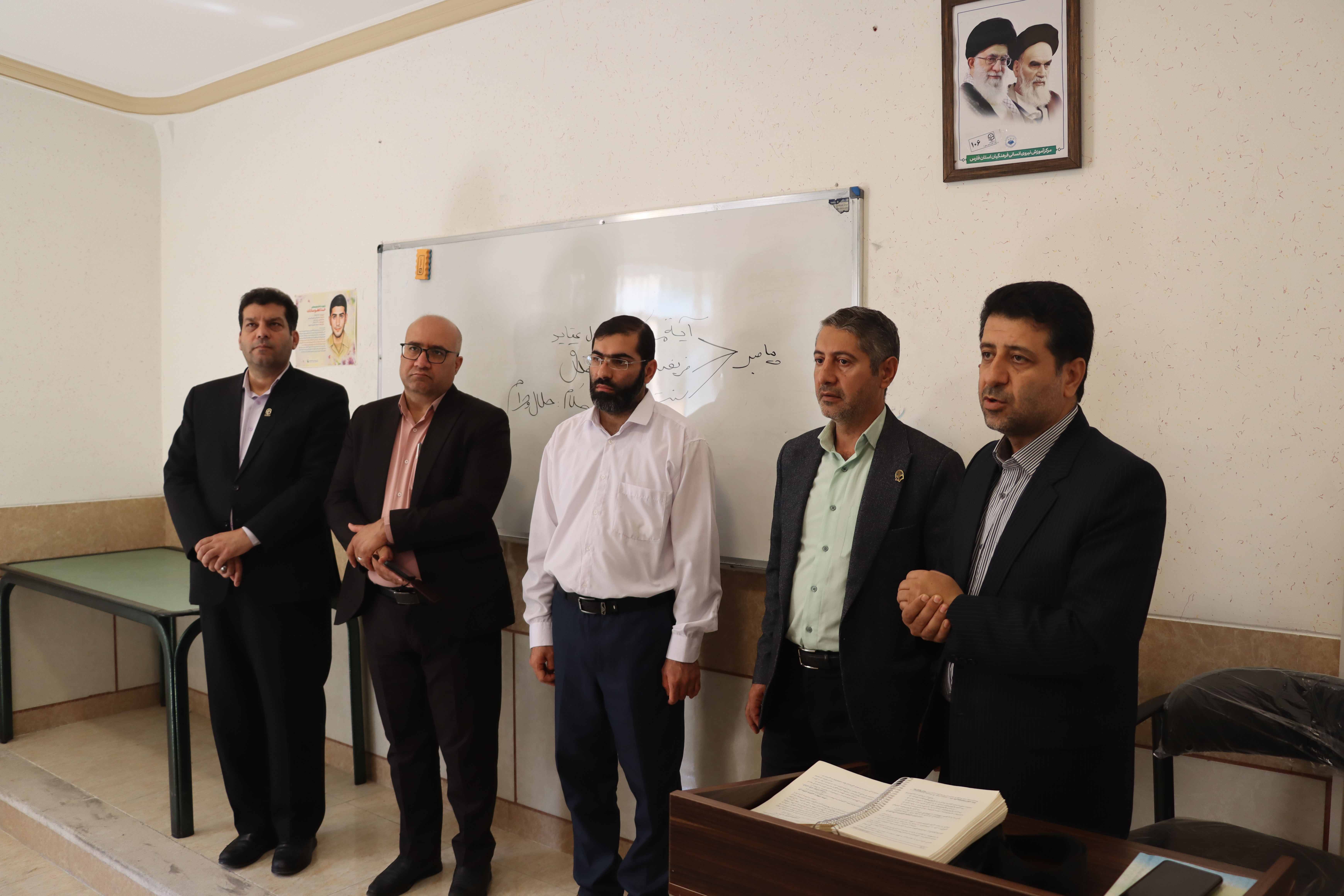 بازدید میدانی سرپرست دانشگاه فرهنگیان استان فارس از ساختمان آموزشی شهید سلیمانی