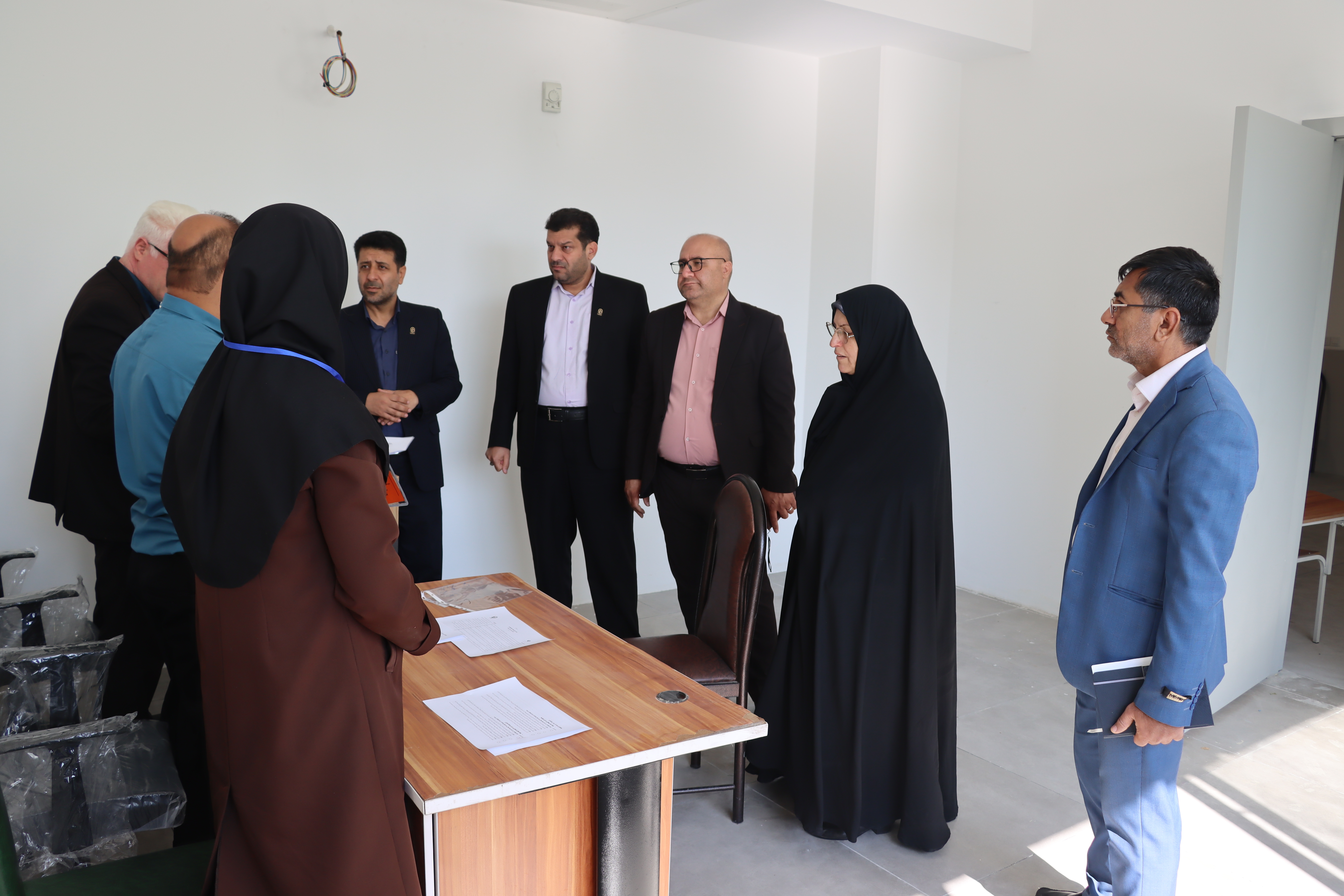 بازدید مسئولین دانشگاه فرهنگیان فارس از نخستین روز برگزاری ارزیابی شایستگی معلمی عمومی ۱۴۰۵ در دانشگاه فرهنگیان استان فارس