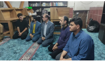 حضور سرپرست دانشگاه فرهنگیان گیلان در سرای دانشجویی پسران و بررسی مطالبات دانشجویان