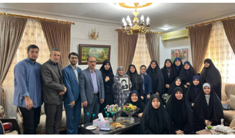 دیدار با خانواده معظم شهید حامد بقایی در راستای تکریم مقام شامخ شهدا