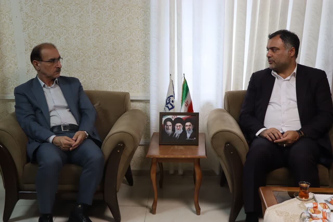 دیدار نماینده مردم صومعه‌سرا در مجلس شورای اسلامی با سرپرست دانشگاه فرهنگیان گیلان ‌