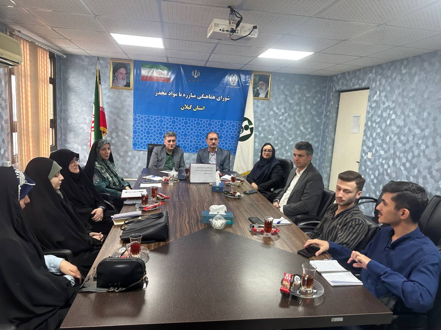 نشست مشترک دانشگاه فرهنگیان گیلان و ستاد مبارزه با مواد مخدر و پیشگیری از آسیب‌های اجتماعی ‌