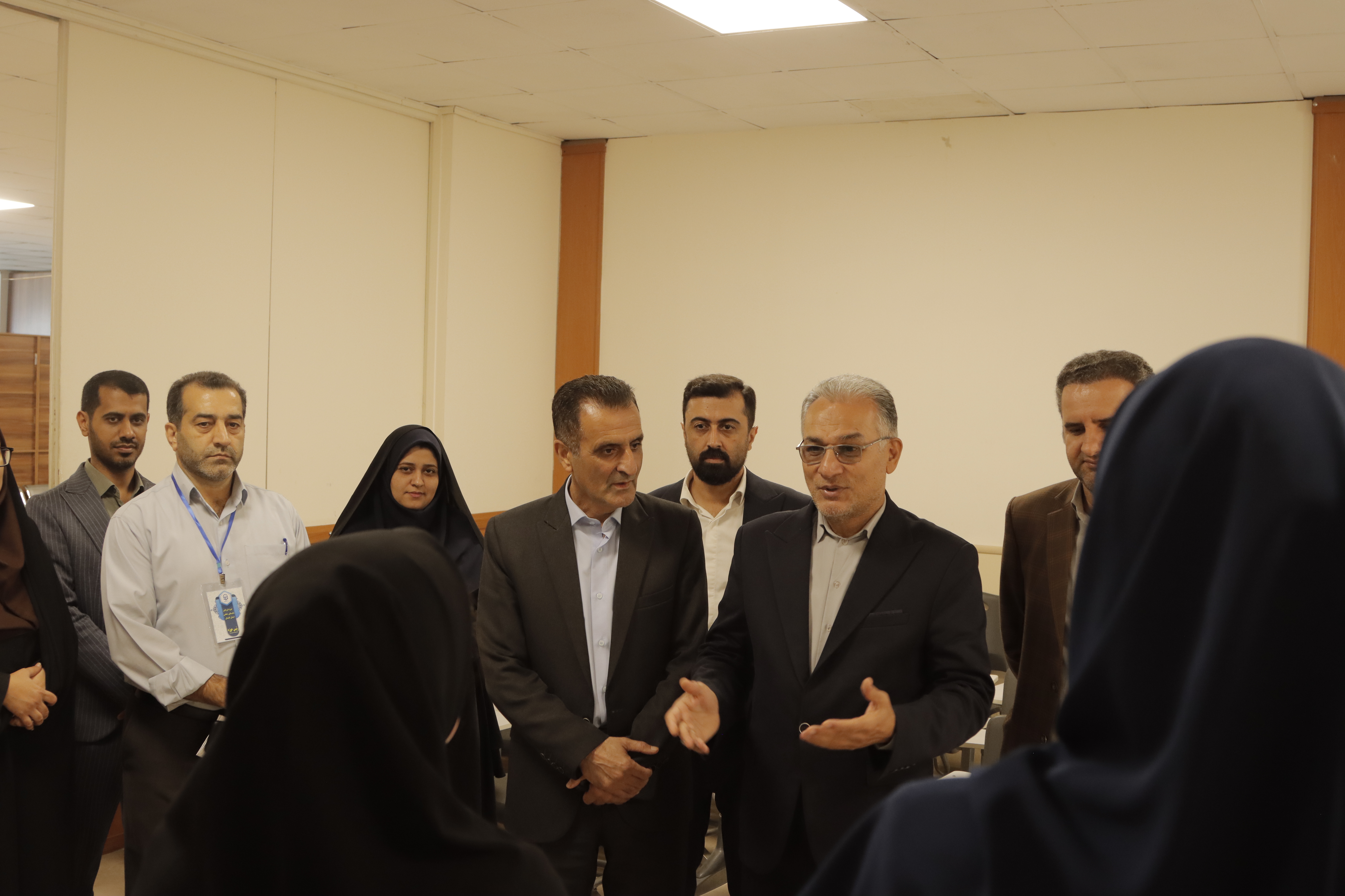 بازدید مسئولین از فرایند ارزیابی شایستگی های معلمی دانشگاه فرهنگیان استان گلستان
