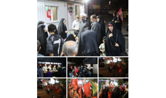 حضور نماینده ولی فقیه در استان و امام جمعه همدان در موکب دانشگاه فرهنگیان