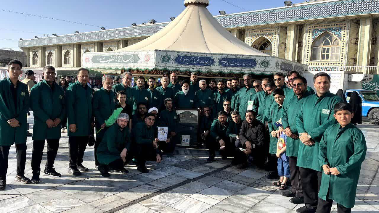 فعالیت چایخانه حضرت رضا (ع)، جمعی از کارکنان و دانشجومعلمان دانشگاه فرهنگیان استان هرمزگان