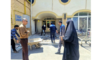 بازدید ریاست محترم دانشگاه فرهنگیان از پروژه‌های عمرانی دانشکده ادبیات وعلوم انسانی
