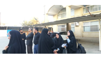 اعزام دانشجو معلمان دانشگاه فرهنگیان کرمان به مشهد مقدس برای بدرقه پیکر مطهر رهبر شهید