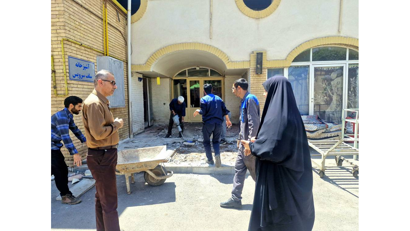 بازدید ریاست محترم دانشگاه فرهنگیان از پروژه‌های عمرانی دانشکده ادبیات وعلوم انسانی