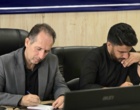 دیدار معاونت دانشجویی و فرهنگی دانشگاه فرهنگیان استان کرمانشاه با دانشجویان برای هماهنگی برگزاری موکب شهدای دانشجومعلم