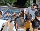 ادامه خدمت رسانی موکب دانشگاه فرهنگیان کرمانشاه در اجتماع مردمی «نحن منتقمون»