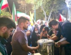 ادامه خدمت رسانی موکب خدماتی دانشگاه فرهنگیان کرمانشاه در اجتماع مردمی «نحن منتقمون»