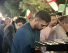 ادامه خدمت رسانی موکب خدماتی دانشگاه فرهنگیان کرمانشاه در اجتماع مردمی «نحن منتقمون»