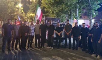 ادامه خدمت رسانی موکب خدماتی دانشگاه فرهنگیان کرمانشاه در اجتماع مردمی «نحن منتقمون»