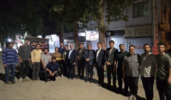 ادامه خدمت رسانی موکب دانشگاه فرهنگیان کرمانشاه در اجتماع مردمی «نحن منتقمون»
