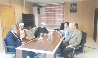 دیدار مسئولان دانشگاه فرهنگیان کرمانشاه با مدیرکل اوقاف و امور خیریه استان
