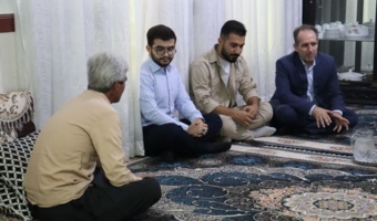 دیدار با خانواده دو شهید گرانقدر روستای کرتویج علیا