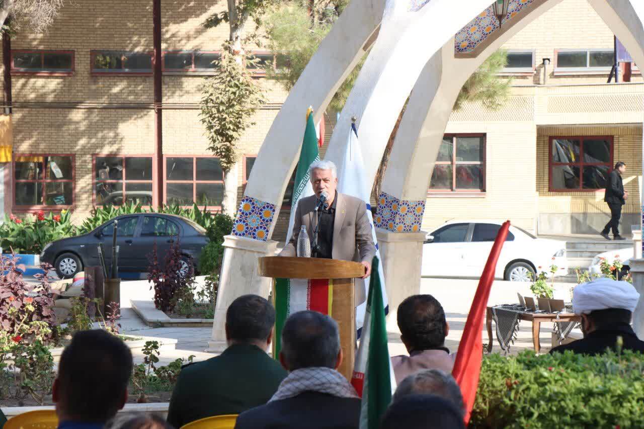 آیین گرامی داشت هفته دفاع مقدس در دانشگاه فرهنگیان خراسان رضوی