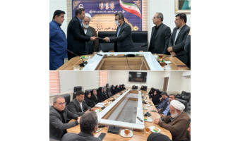 برگزاری آیین معارفه معاون آموزشی و پژوهشی دانشکده علوم انسانی وپایه