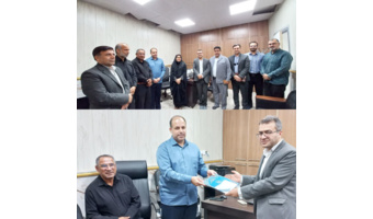 تجلیل و تقدیر سرپرست دانشگاه فرهنگیان استان خوزستان از مسئول حراست دانشگاه به مناسبت روز حراست