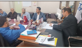 جلسه شورای عمران دانشگاه فرهنگیان استان خوزستان در مرکز اموزش عالی امام رضا(ع) اندیمشک
