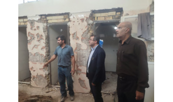 بازدید سرپرست دانشگاه فرهنگیان خوزستان از پیشرفت عملیات ساختمانی ساختمان دکتر حسابی