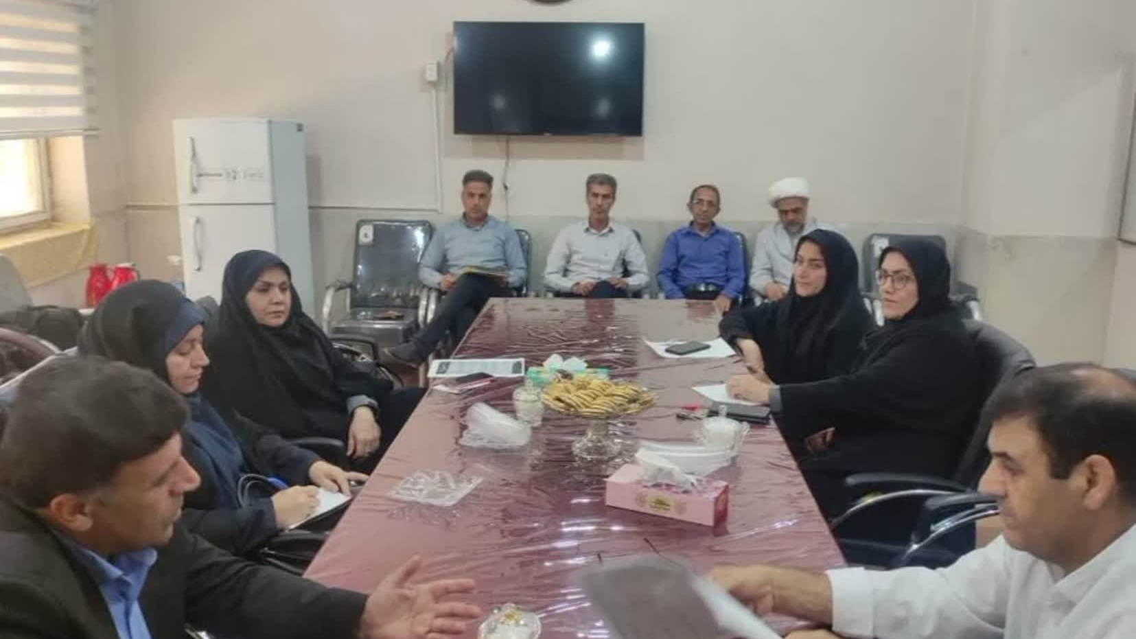 بازدید معاون دانشجویی، رئیس اداره خدمات دانشجویی و رئیس اداره نظارت و ارزیابی دانشگاه فرهنگیان خوزستان از مرکز آموزش عالی امام رضا(ع) اندیمشک