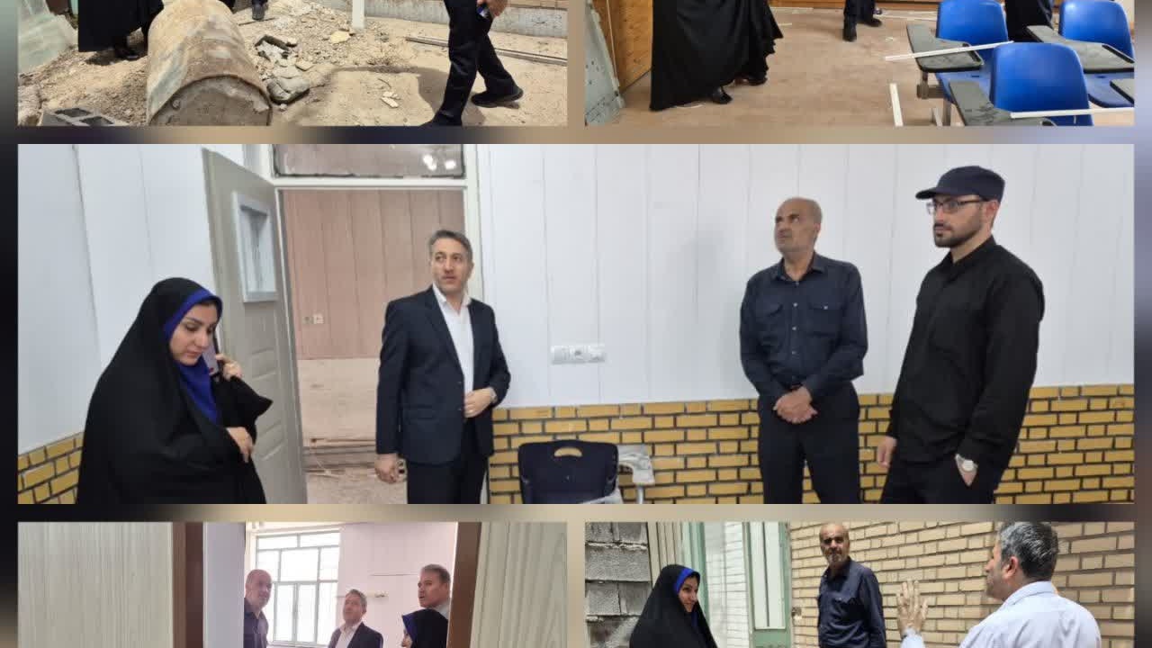 گزارش بازدید و ارزیابی میدانی مسئولان دانشگاه فرهنگیان خوزستان از پروژه‌های عمرانی در حال ساخت مرکز آموزش عالی شیخ مرتضی انصاری دزفول