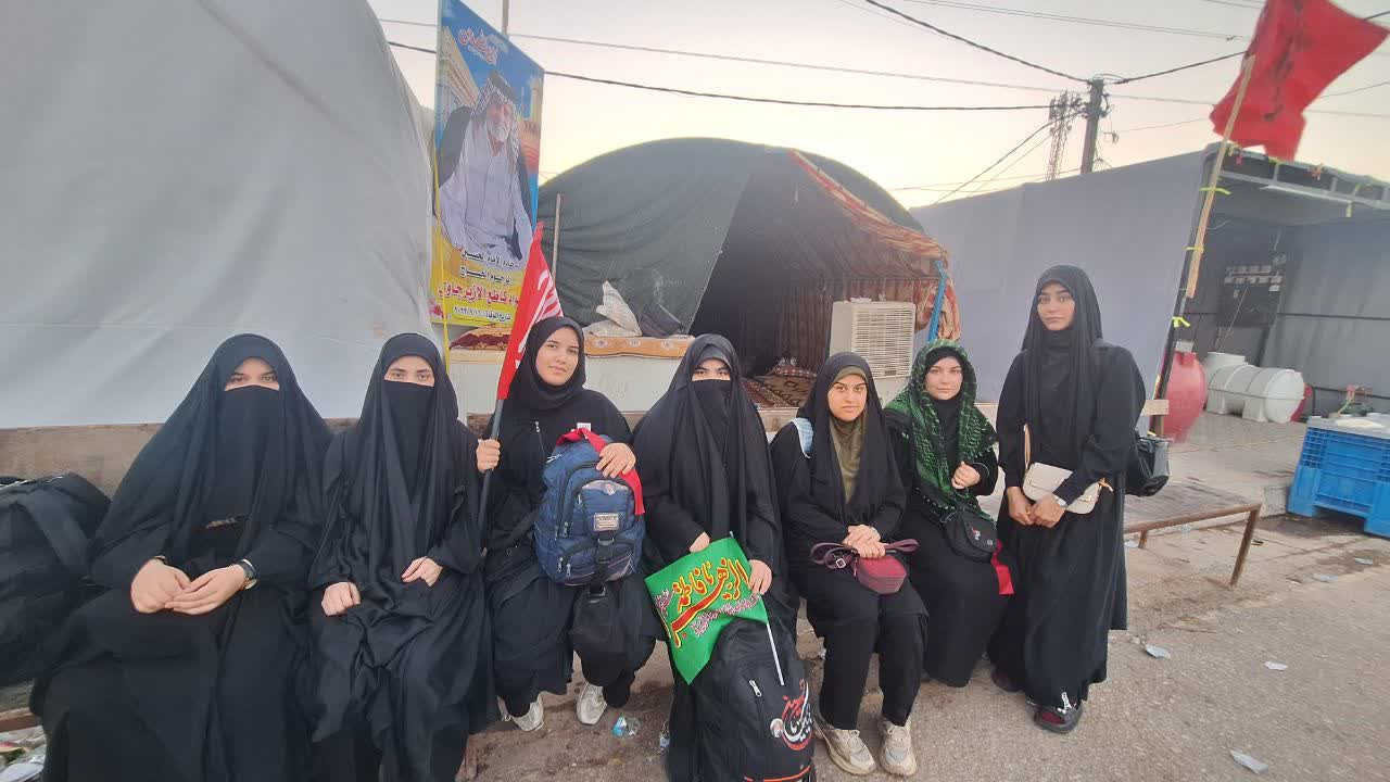 سفر اربعین دانشجو‌معلمان خوزستان در کربلا معلی