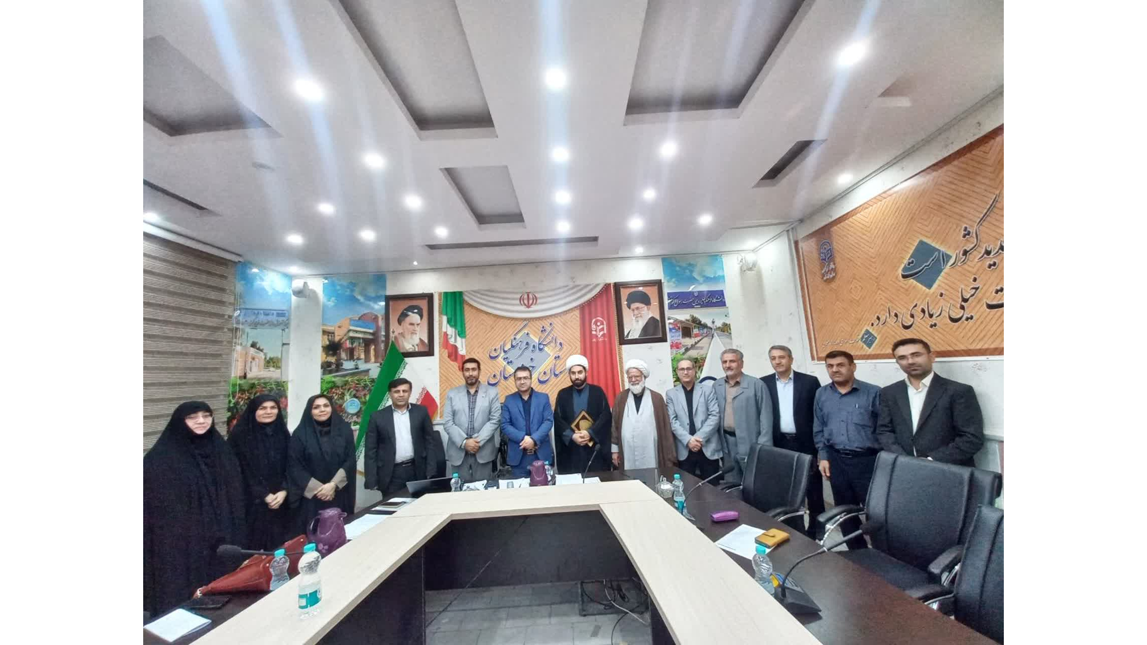 آیین معارفه معاون نهاد نمایندگی مقام معظم رهبری در دانشگاه فرهنگیان خوزستان