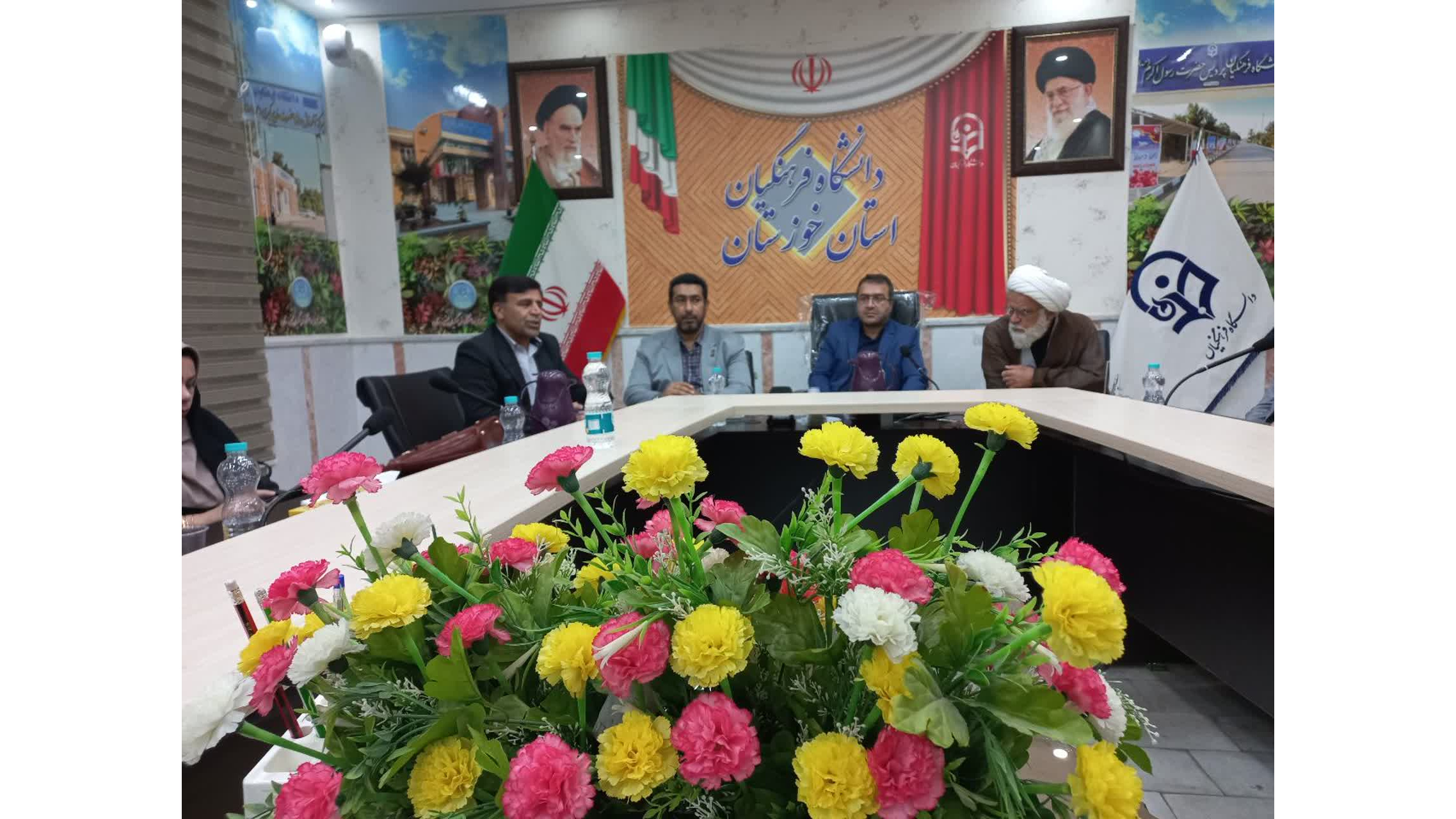 جلسه شورای مدیریت، نظارت و توسعه منابع انسانی دانشگاه فرهنگیان خوزستان در مردادماه