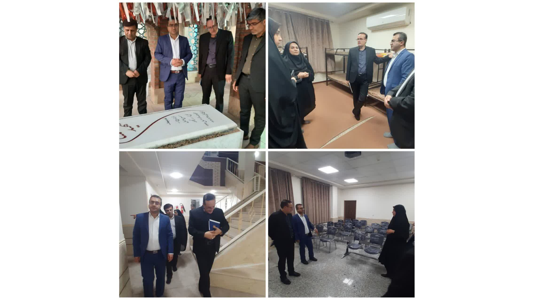 بازدید مدیرکل حقوقی و املاک سازمان مرکزی از پیشرفت عملیاتی پروژه‌های «فرصت مهر ۱۴۰۵»