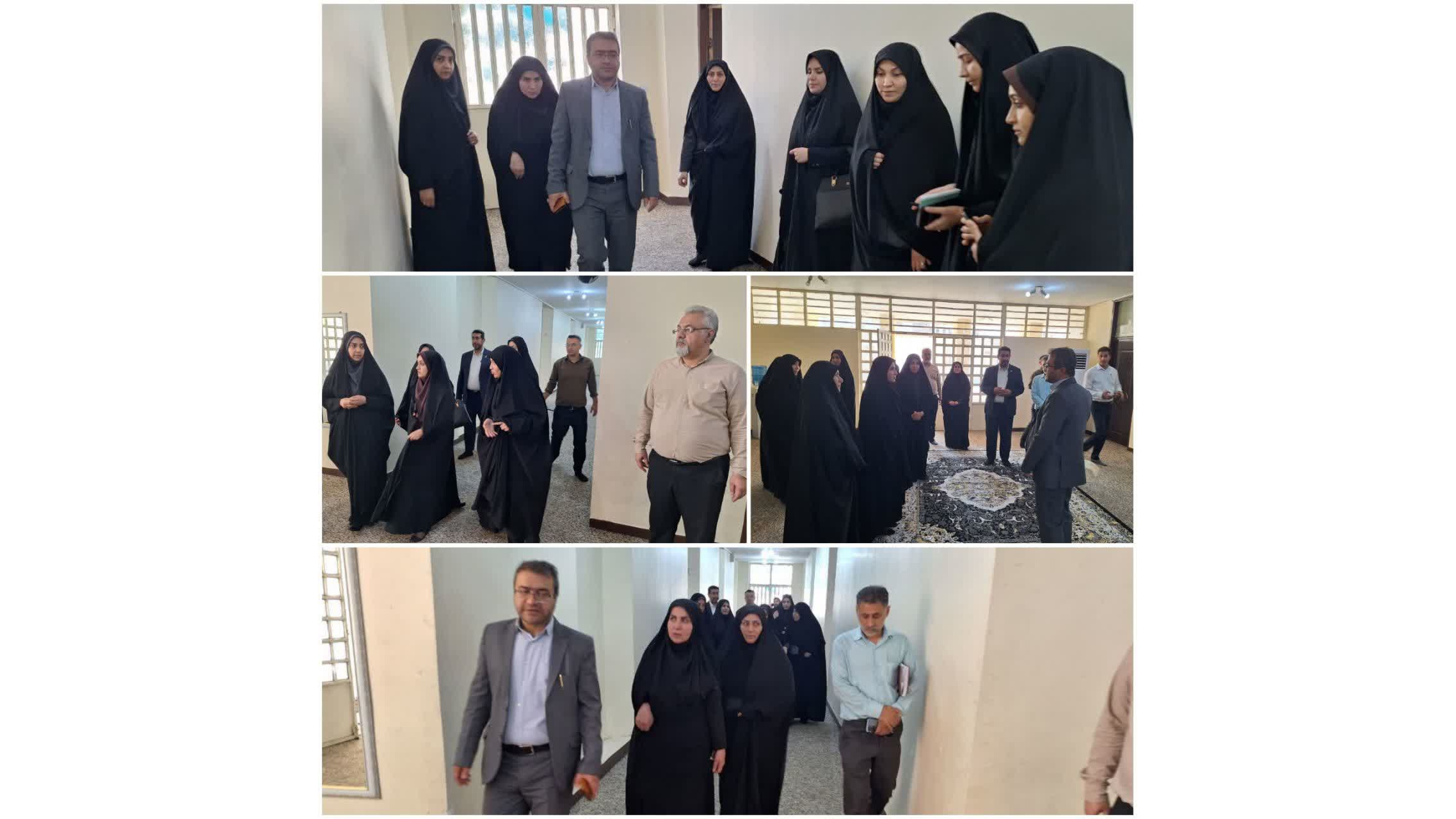 بازدید سرپرست اداره‌کل سیاسی استانداری خوزستان و سرپرست دانشگاه فرهنگیان استان از ساختمان حسابی دانشکده ادبیات و زبان‌های خارجه