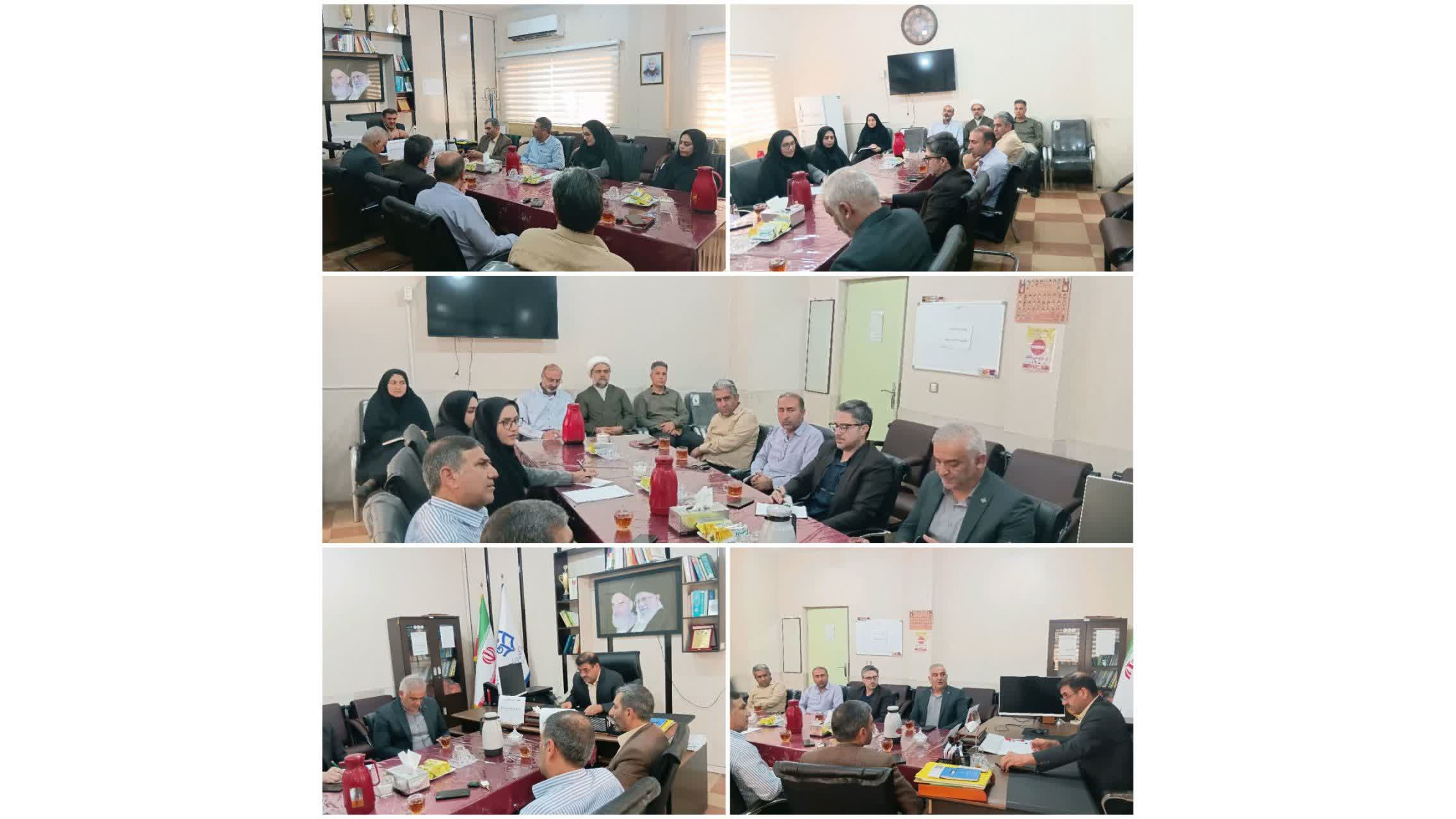 برگزاری جلسه کارگروه راهبری کارورزی دانشگاه فرهنگیان امام رضا علیه السلام اندیمشک