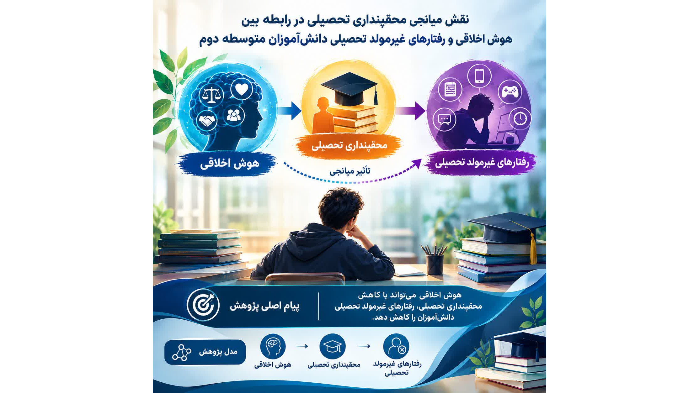 پژوهشی درباره رفتارهای غیرمولد تحصیلی دانش‌آموزان توسط عضو هیئت علمی دانشگاه فرهنگیان خوزستان منتشر شد