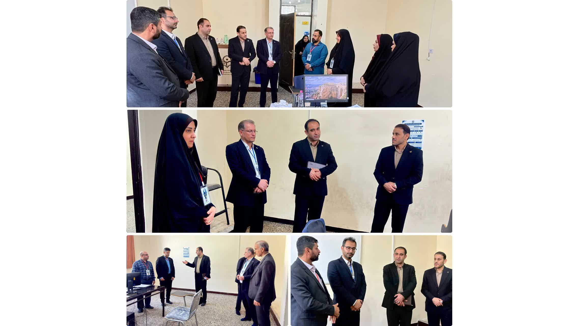 بازدید مسئولان آموزش و پرورش استان از روند ارزیابی شایستگی معلمی سال ۱۴۰۵