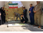 غبارروبی و عطرافشانی مزار شهدای گمنام دانشگاه فرهنگیان کردستان