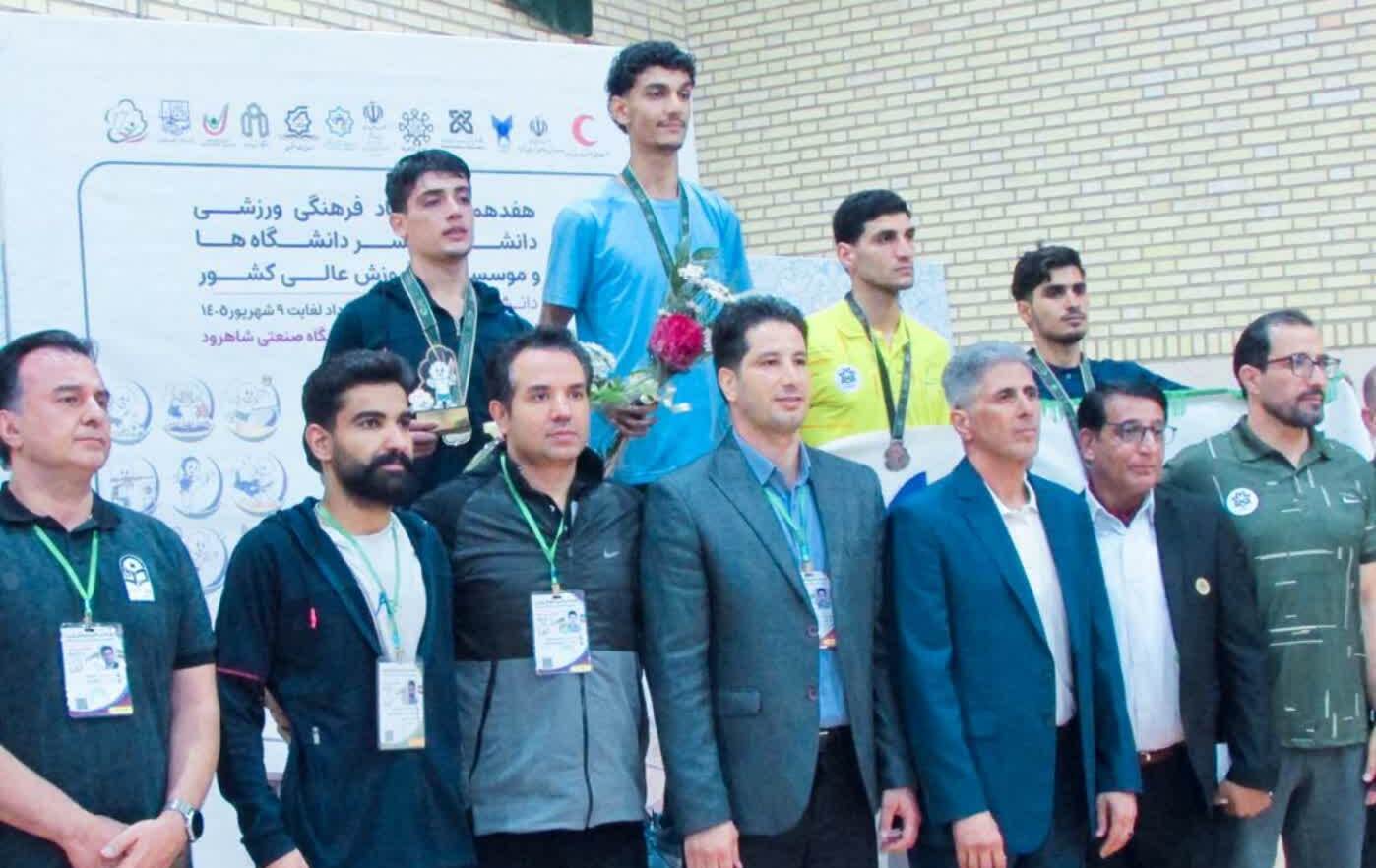 اولین مدال طلای کاروان ورزشی دانشگاه فرهنگیان کردستان به دست آمد