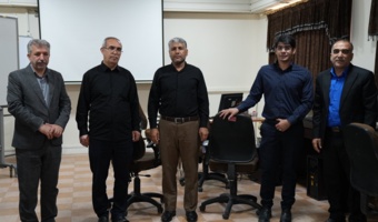 بازدید معاون برنامه‌ریزی و توسعه منابع دانشگاه فرهنگیان لرستان از روند برگزاری سیزدهمین جشنواره تدریس برتر دانشجویی