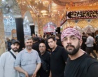 پیاده‌روی کاروان اربعین دانشجویان دانشگاه فرهنگیان خراسان جنوبی از نجف به سمت کربلا