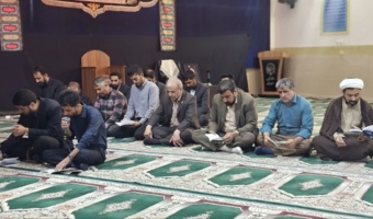 برگزاری مراسم زیارت عاشورا و دعا به مناسبت هفتمین روز تدفین قائد شهید امت امام خامنهای در تمامی پردیسها و مراکز استان