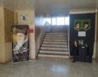 سیاه پوش کردن و فضاسازی دانشگاه فرهنگیان قزوین به مناسبت شهادت قائد امت، حضرت آیت‌الله العظمی امام خامنه‌ای(قدس سره)
