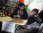 استقبال کودکان از موکب امام رضا (ع) دانشگاه فرهنگیان قزوین