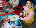 استقبال کودکان از موکب امام رضا (ع) دانشگاه فرهنگیان قزوین