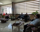 برگزاری جلسه هماهنگی زیرسازی محوطه دانشگاه برای اجرای آسفالت و ساخت گذر دانشجو