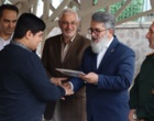 رونمایی از سنگ مزار شهید خوشنام در دانشگاه فرهنگیان قزوین؛ تأکید بر زنده نگه داشتن یاد شهدا