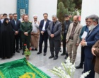 رونمایی از سنگ مزار شهید خوشنام در دانشگاه فرهنگیان قزوین؛ تأکید بر زنده نگه داشتن یاد شهدا