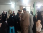 حضور معاون فرهنگی دانشگاه فرهنگیان کشور و هیئت رئیسه دانشگاه فرهنگیان قزوین در مراسم نوعید شهدای قزوین